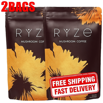 Organic  Mushroom Coffee  -  Pack of 2, 30 Servings Per Pack Free Shipping, Fast Delivery